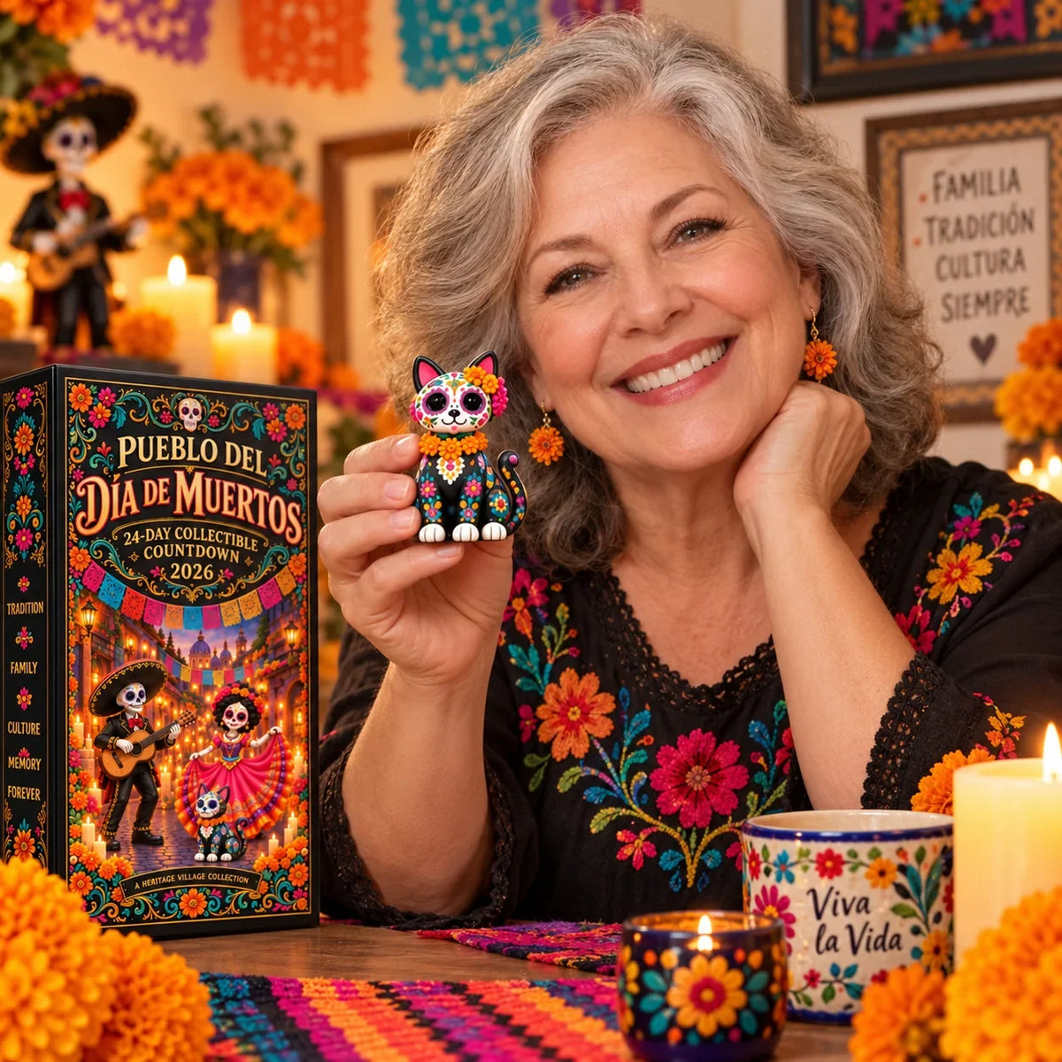 🔥DAY OF THE DEAD KICKOFF 49% OFF - 💀Day of the Dead Village Advent Calendar 2026🎁