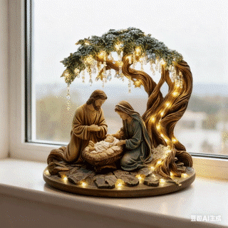 ⚡️FLASH SALE 70% OFF - 🎄🎁Christmas Nativity Scene Decorative Figurine