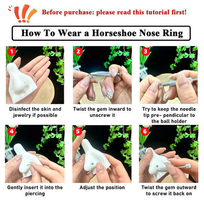 Horseshoe Nose Rings