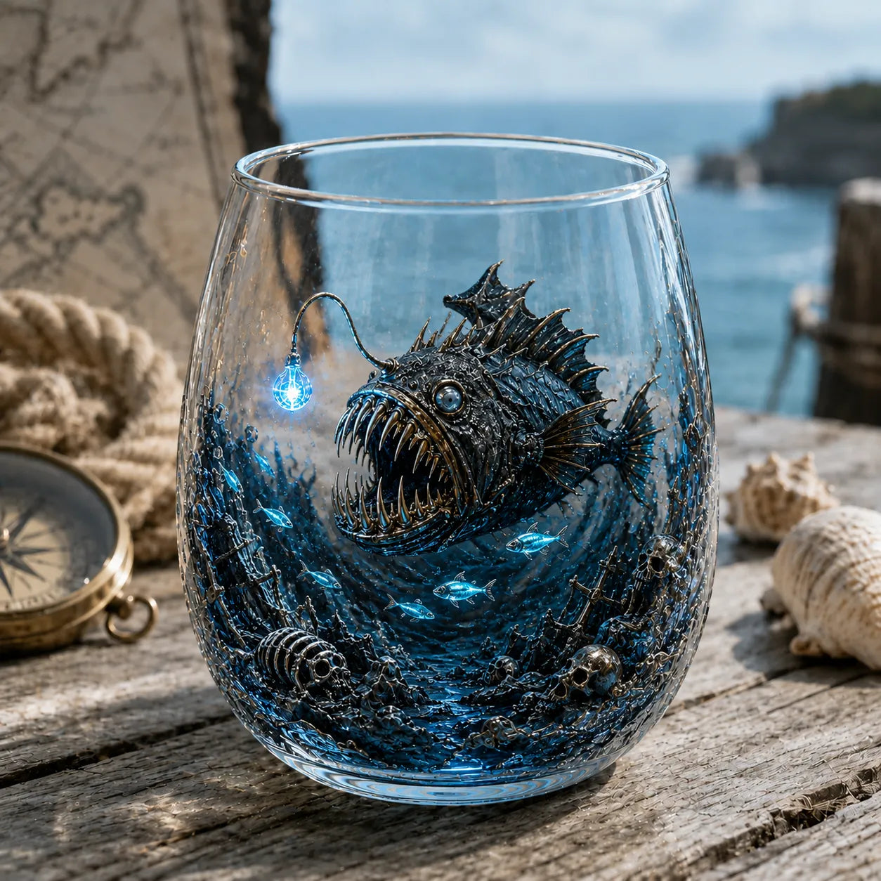 ⚓🌊Release The Kraken Pirate Glass Collection