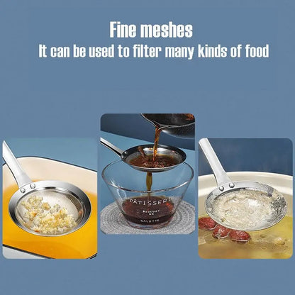 Filter Scoop SUS304 Stainless Steel Fat Skimmer