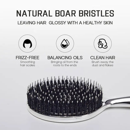 Anti-Static Hollow Round Bristle Brush