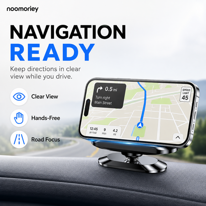 360° Magnetic Car Phone & Tablet Mount with Suction Cup