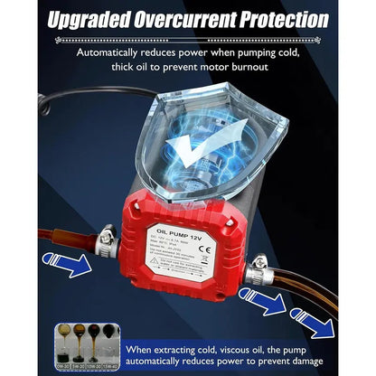 12V 80W Oil Extractor Pump