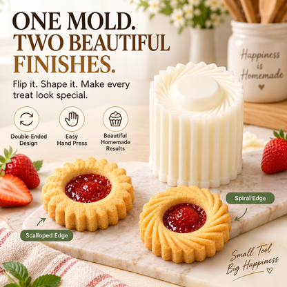 Creative Double-Ended Pastry Mold-2-in-1 Mooncake Cookie Press
