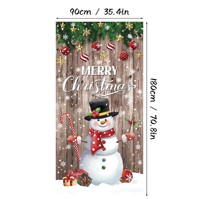 🎄Christmas Door Cover For Instant Holiday Decor✨