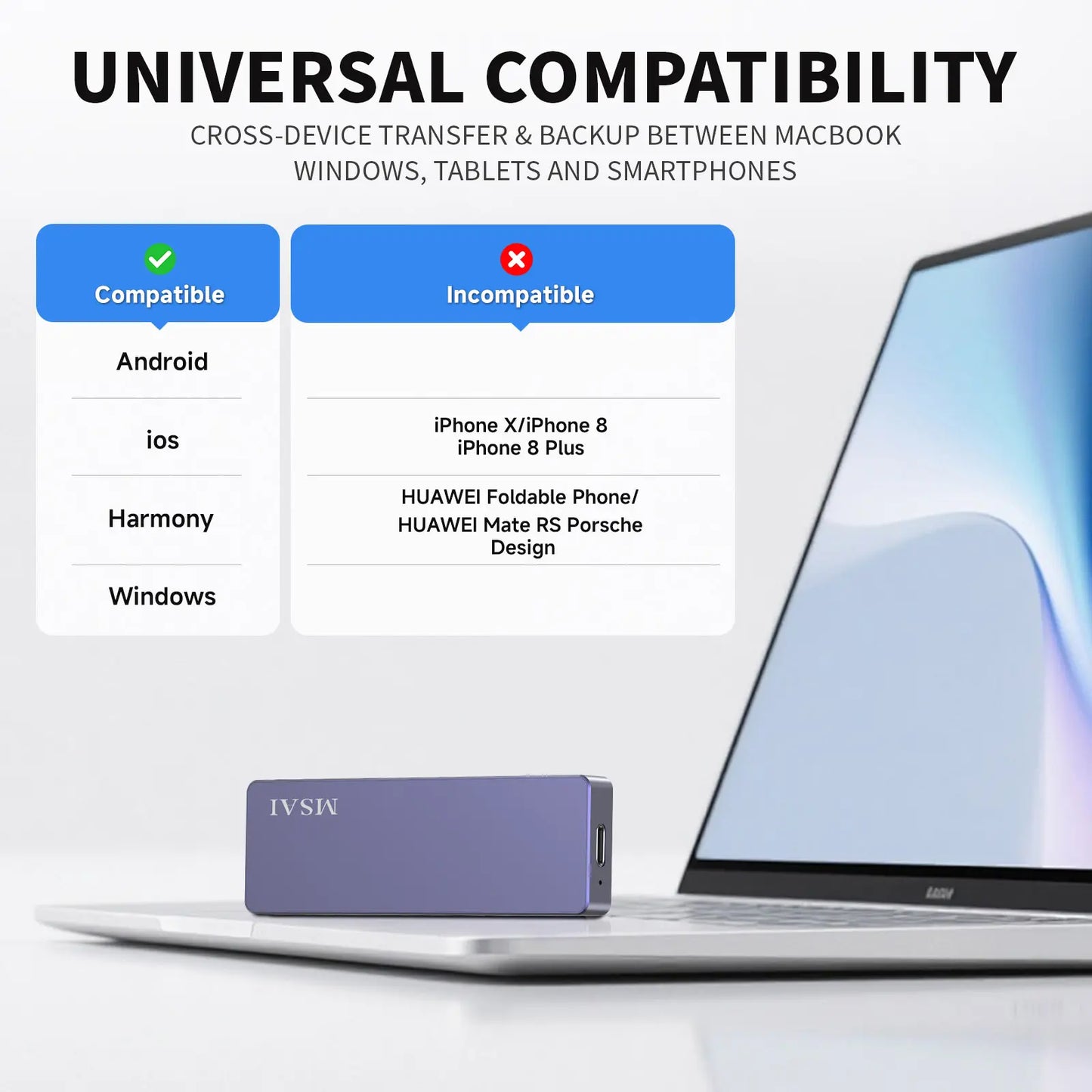 1TB USB Flash Drive - High-Speed Storage for iPhone & Android