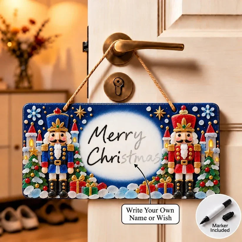 ⏳ Last Day 46% OFF – 🎄 Beginner-Friendly DIY Sea Glass Christmas Hanging Sign Kit | 8 Festive Designs with Handwritten Personalization ✍️