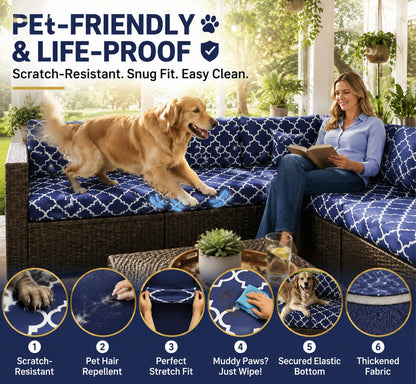 🛋️Outdoor Patio Sofa Cushion Covers