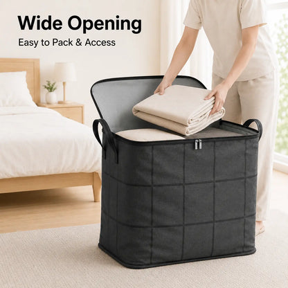 🔥 LAST DAY 50% OFF! 🏠 XXL 210L Storage Bag – Large Capacity Moving & Closet Organizer for Quilts, Bedding & Sweaters