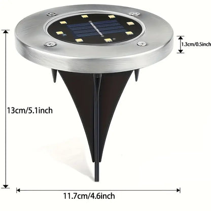 Solar Ground Lights for Outside Waterproof