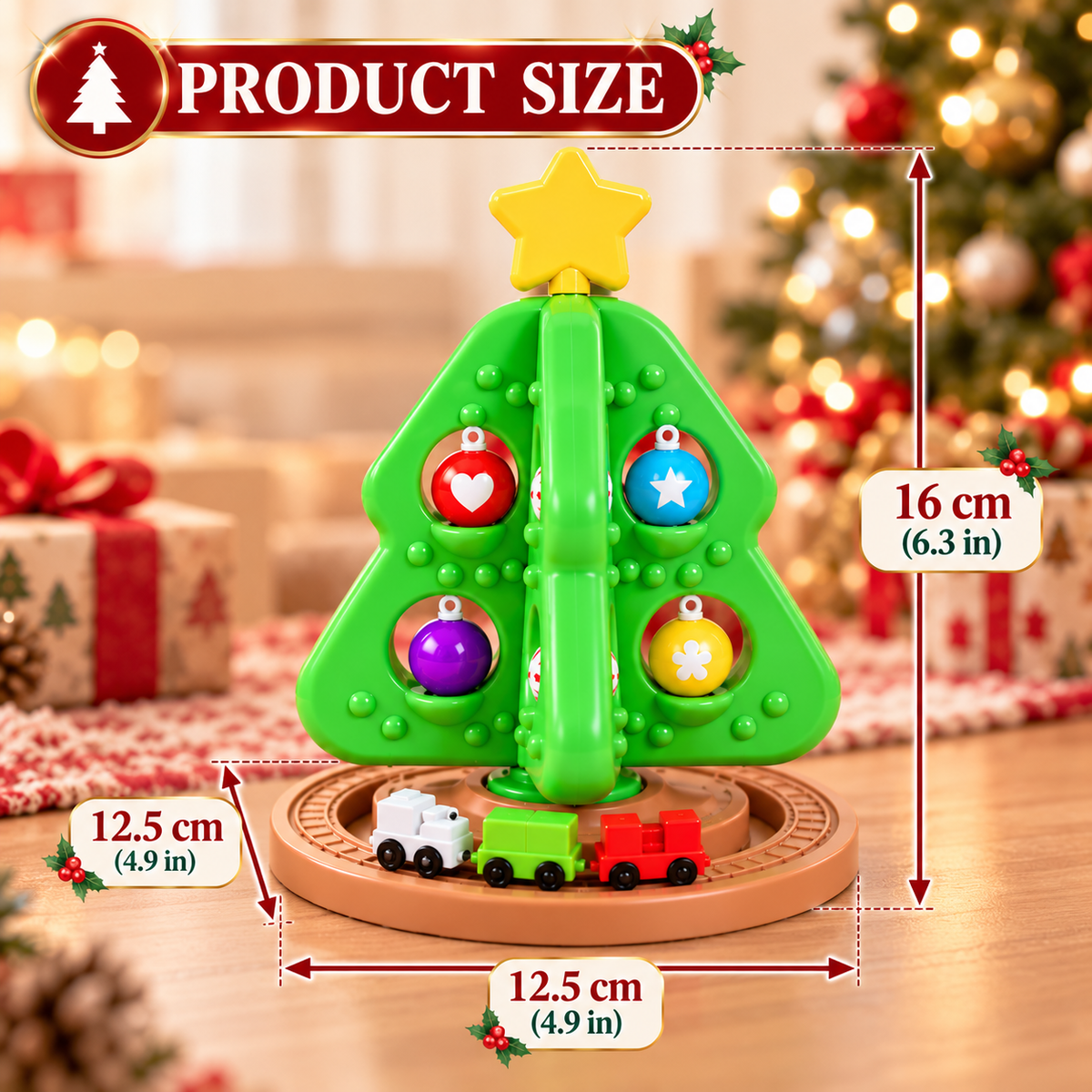 🎄🎁 My First Christmas Tree | Toddler Decorating Toy Set with Ornaments & Mini Train 🚂