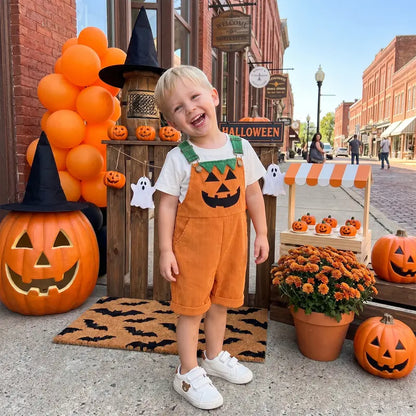 Toddler Baby Boy Halloween Overalls