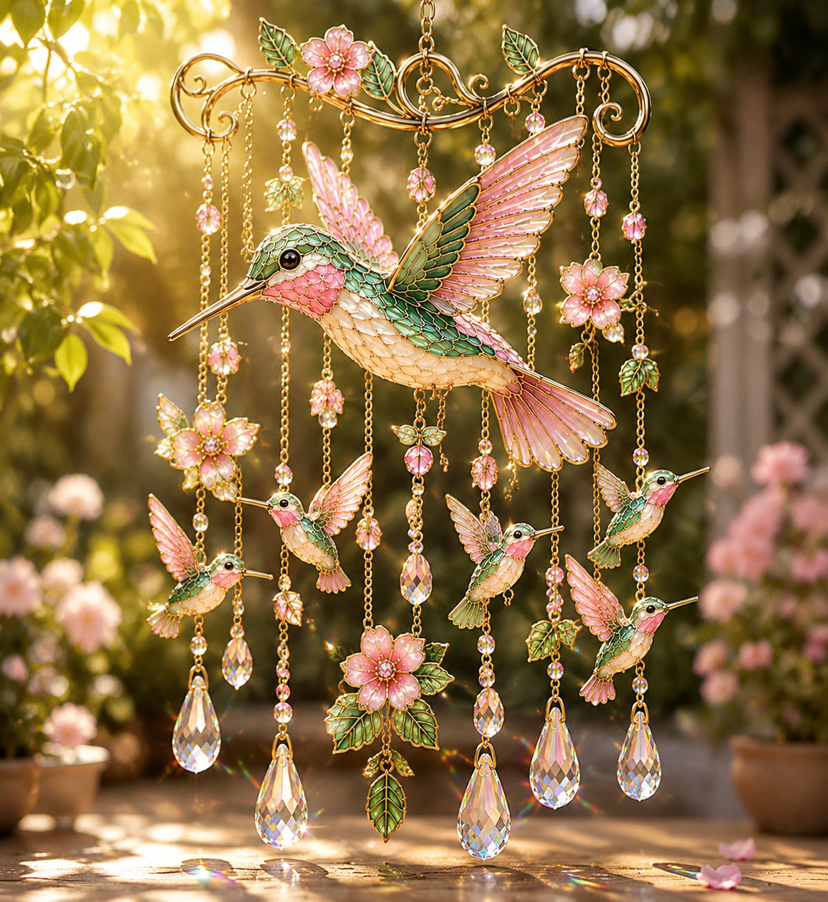 🐦🎐Last Day 49% OFF - 🐦🎐Graceful Hummingbird Wind Chime!