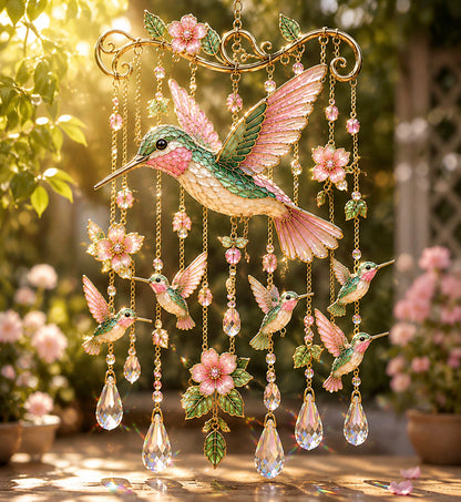 🐦🎐Last Day 49% OFF - 🐦🎐Graceful Hummingbird Wind Chime!