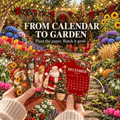 🎄🗓️ Christmas Limited-Edition-49% OFF — 🪴✨ 2027 Eco-Friendly Plantable "Eternal" Seed Calendar