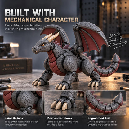 🔥🐉 Guardian Dragon Egg — Transforming Dragon Figure with Sculpted Details
