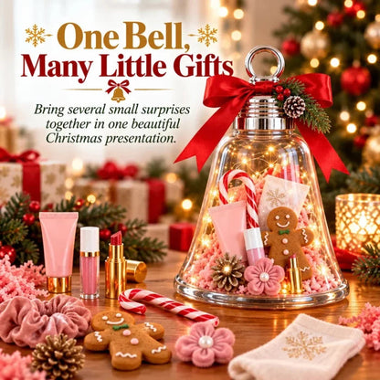🎄 DIY Christmas Bell Gift Box – Clear Fill-Your-Own Container for Personalized Holiday Surprises 🎁