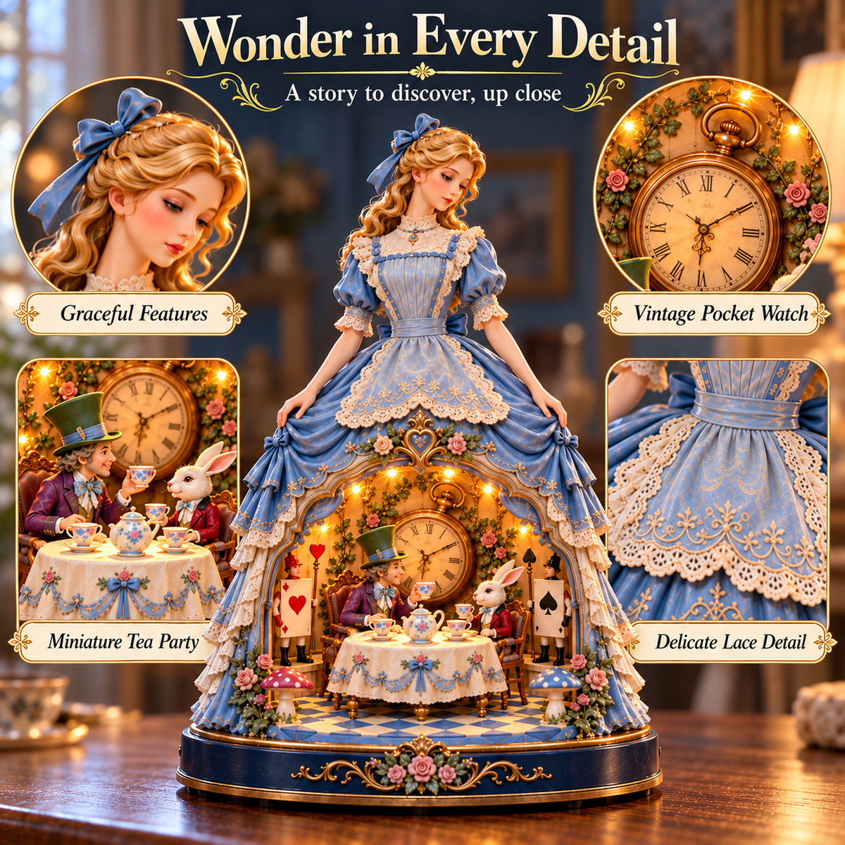 ✨ Elowen’s Enchanted Tea Party Lamp | A Magical Christmas Gift 🎁