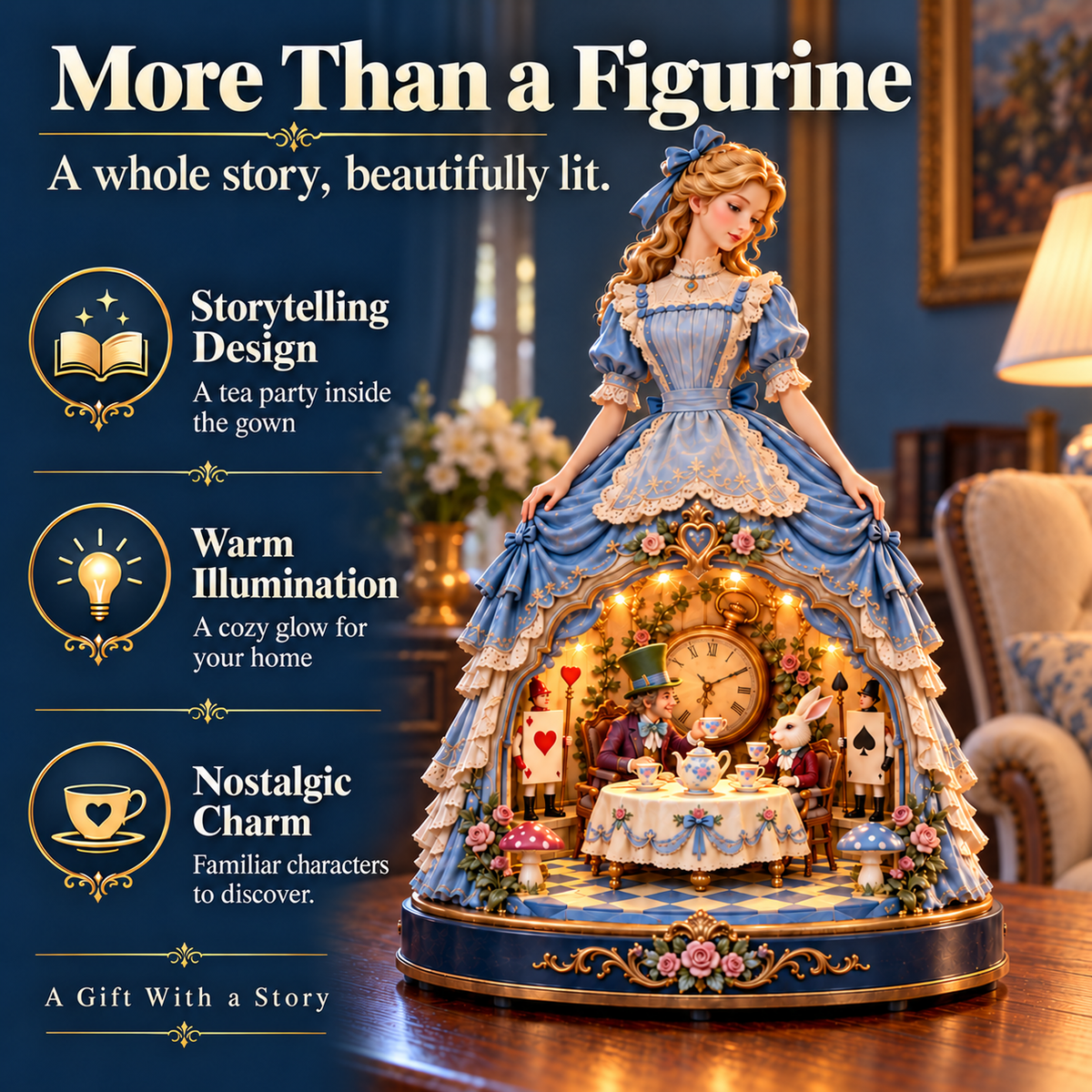 ✨ Elowen’s Enchanted Tea Party Lamp | A Magical Christmas Gift 🎁
