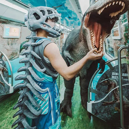 🦖 Realistic Dinosaur Skeleton Costume Set – The Ultimate Spooky Costume for Halloween
