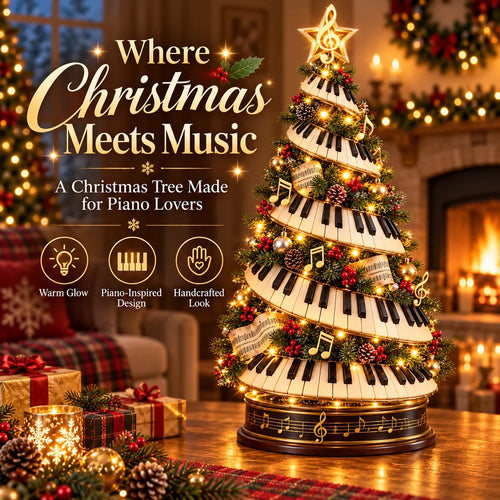 🎹🎄 Christmas in Every Key | Lighted Piano Tree ✨