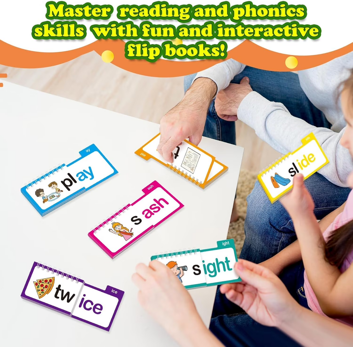 📚 50% OFF Kids Word Building Book – Interactive Phonics Activity Set For Early Reading & Vocabulary Learning