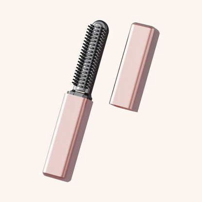 Last Day 49% OFF 🔥 Compact Wireless Hot Comb – Handy Bang Styling Companion!