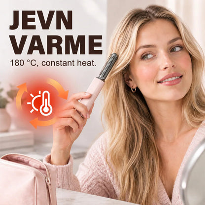 Last Day 49% OFF 🔥 Compact Wireless Hot Comb – Handy Bang Styling Companion!