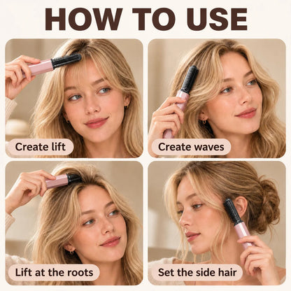 🔥 Compact Wireless Hot Comb – Handy Bang Styling Companion!