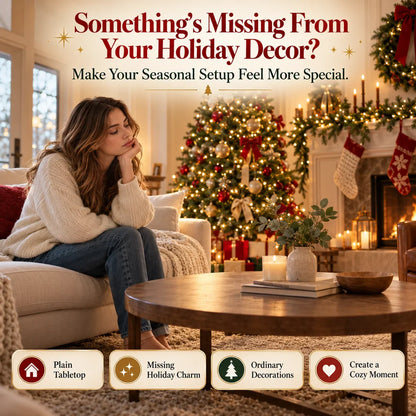 🎄 Christmas Campfire Aroma Diffuser – Cozy Flame-style Glow, Festive Mist & Adorable Santa/gingerbread Designs