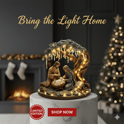 ⚡️FLASH SALE 70% OFF - 🎄🎁Christmas Nativity Scene Decorative Figurine