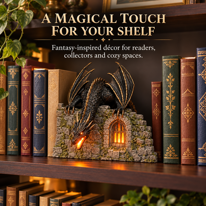 🐉 Dragon Fire Mist Diffuser – Ultrasonic Flame-Effect Humidifier with Warm LED Light & Remote