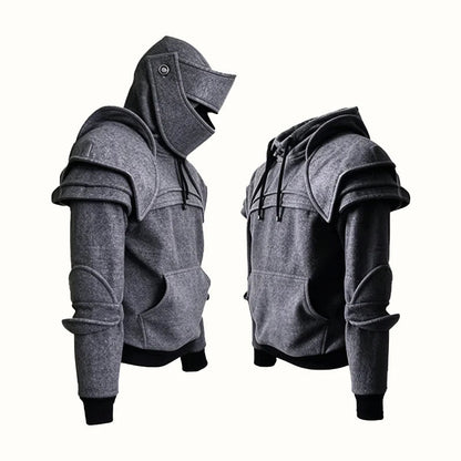 🛡️ Knight Cosplay Hoodie – Medieval Fantasy Streetwear Pullover!