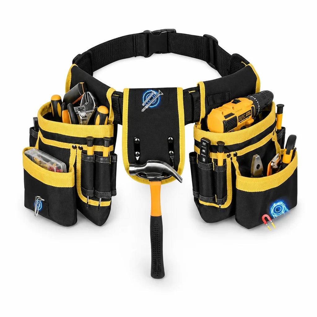 👷 50% OFF! 🛠️ Adjustable Tool Waist Bag – Multi-pocket & hands-free carry !!!✨