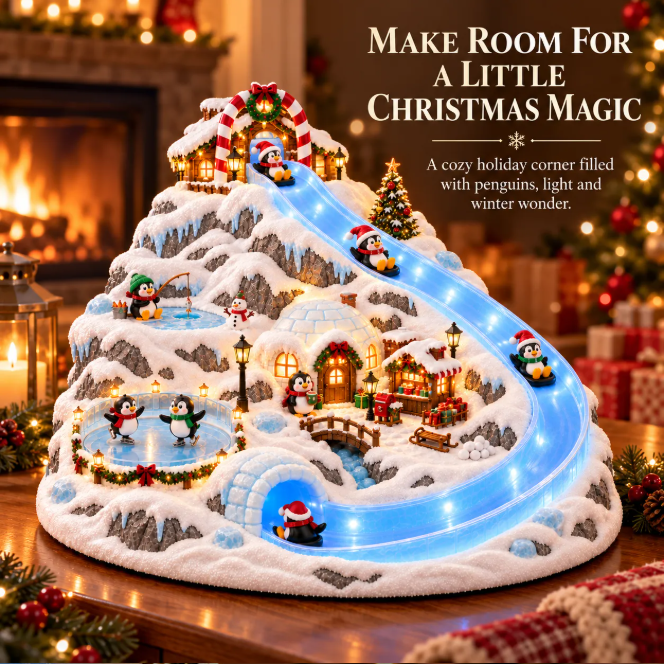 🐧❄️Christmas Eve Mountain Village🎄