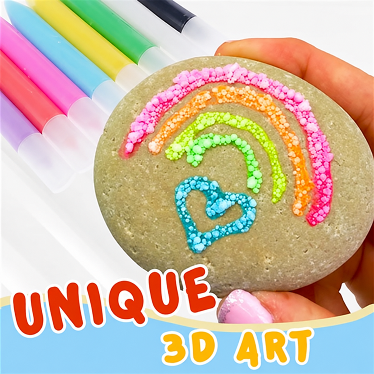 🎁🔮Magic Pen – Draw 3D with one stroke!🎄 DIY Bubble Popcorn Drawing Pens& Buy 1 Get 1 Free 🔥