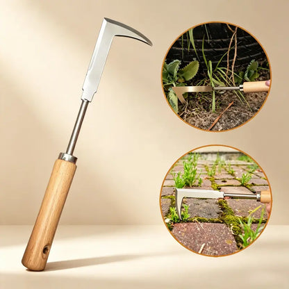 Wooden Handle Crevice Weeder