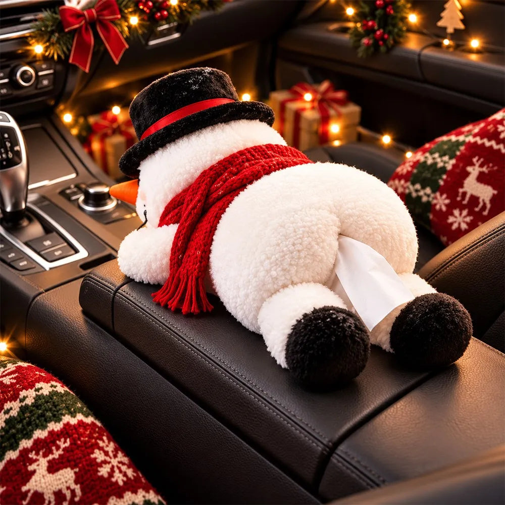 ☃️Funny Christmas Snowman Tissue Holder