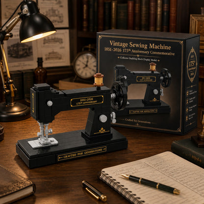 🧵Vintage Sewing Machine Brick Building Set 175th Anniversary Collector Edition