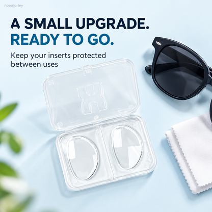 Reusable Stick-On Distance Lenses for Sunglasses – Water-Activated, No Glue & Easy to Remove