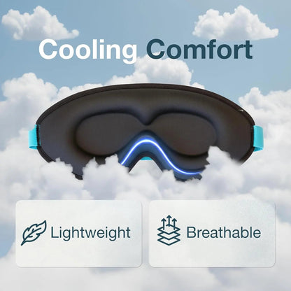 3D Blackout Sleep Mask - Lightweight, Lash Friendly and Zero Eye Pressure