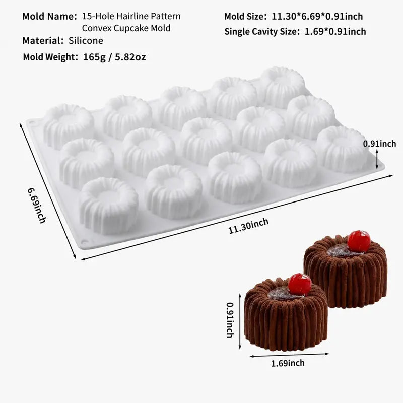 Sunflower-Patterned Round Hand-Press Mooncake Mold, French