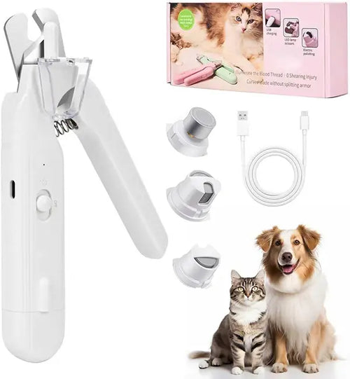 2-in-1 pet nail clipper and grinder