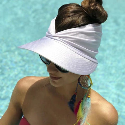 🔥 Summer Hot Sale 50% OFF💕👒UPF 50+ Sun Visor Ponytail Hat