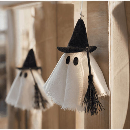 Lit Witch Ghost String Lights