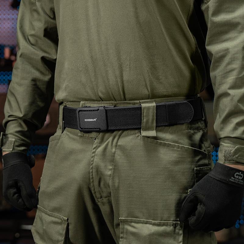 BUY 2 FREE SHIPPING🔥🔥-Upgraded version thickened double-layer nylon tactical belt with automatic buckle