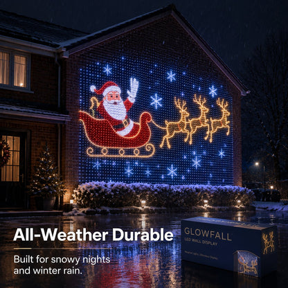 🎄✨Christmas LED House Net & Smart Outdoor Wall Curtain Light