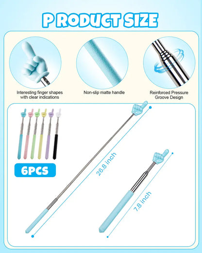 6PCS Finger Pointer Stick for Classroom