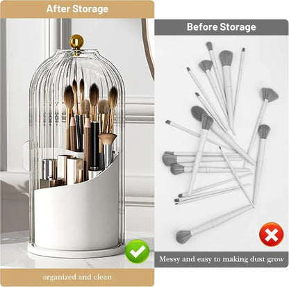 Modern Durable Acrylic Toothbrush Cup Holder with Cover